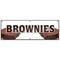 Signmission BROWNIES BANNER SIGN bakery chewy warm homemade best chocolate blondies B-72 Brownies - alternate 1